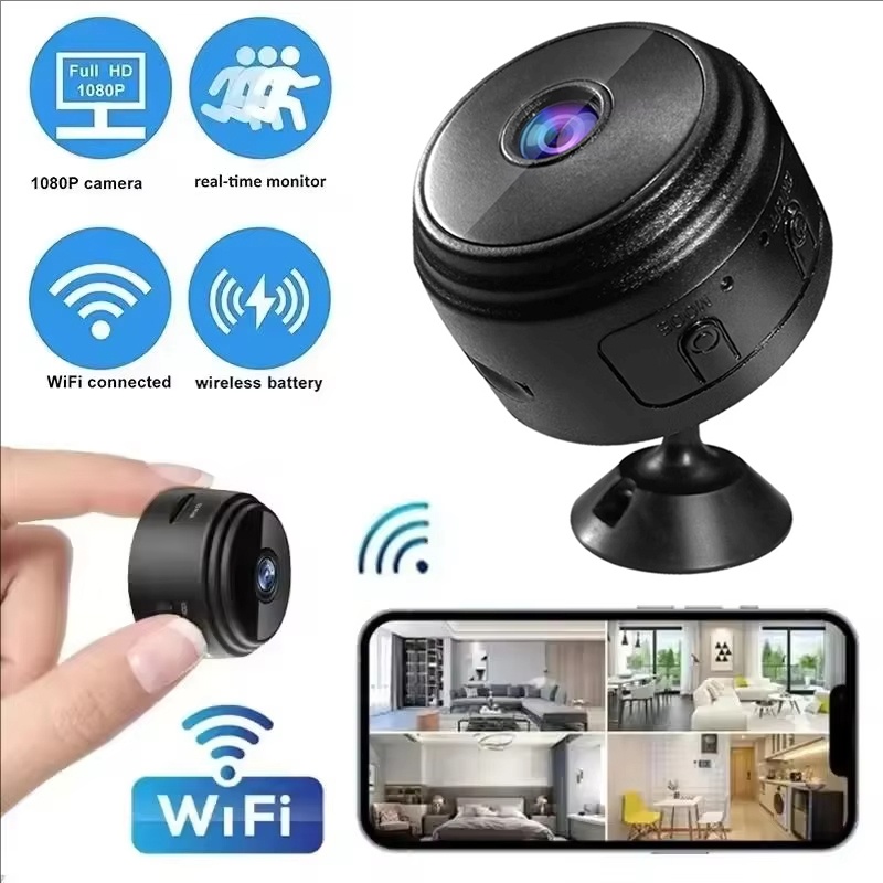 Smart Home Miniature - A9 Mini Cameras 1080P WiFi Smart