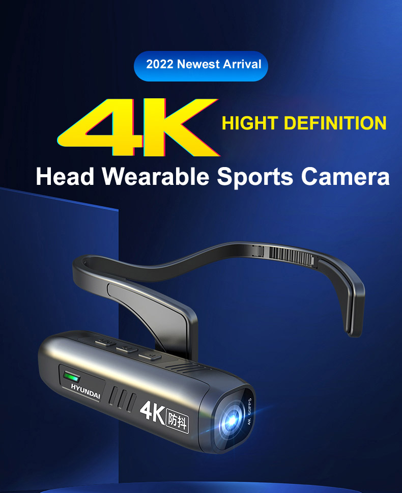 Smart Home Cctv Camera - Smart Outdoor Sports 5K Head Wearable