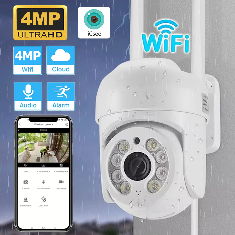 ICsee 4MP Wireless PTZ Securit - đánh giá và giá Smart Home Cctv Camera