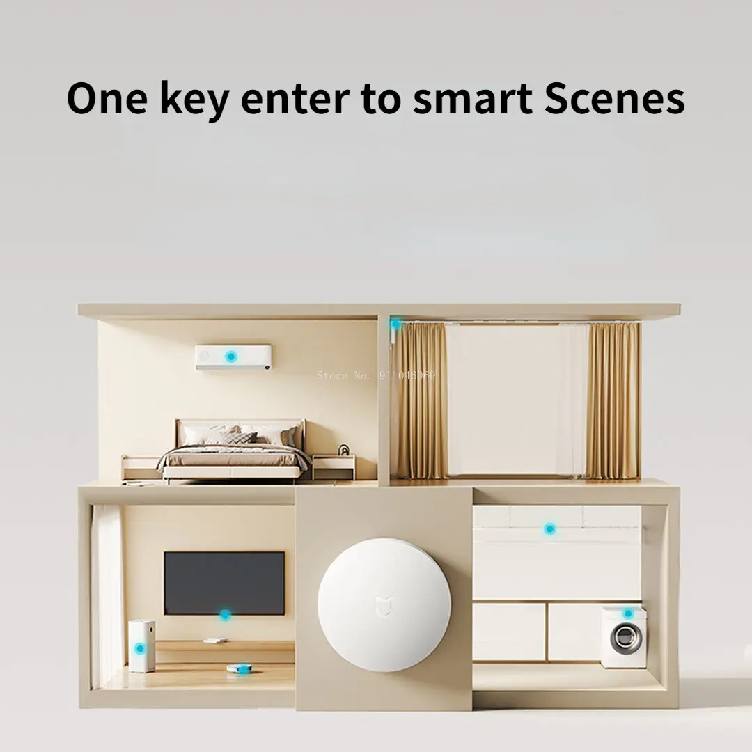 Xiaomi Wireless Switch Bluetoo - đánh giá và giá Smart Home Hub Xiaomi