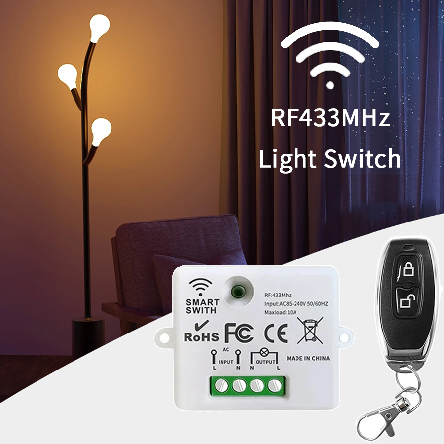 RF 433MHz Wireless Remote Cont - đánh giá và giá Smart Home Miniature