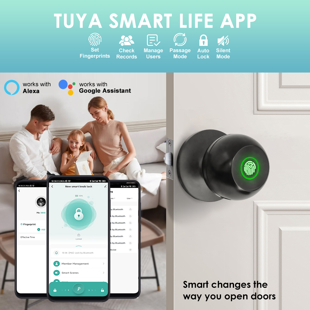 Tuya Electronic Door Lock Smar - đánh giá và giá Smart Home Technology