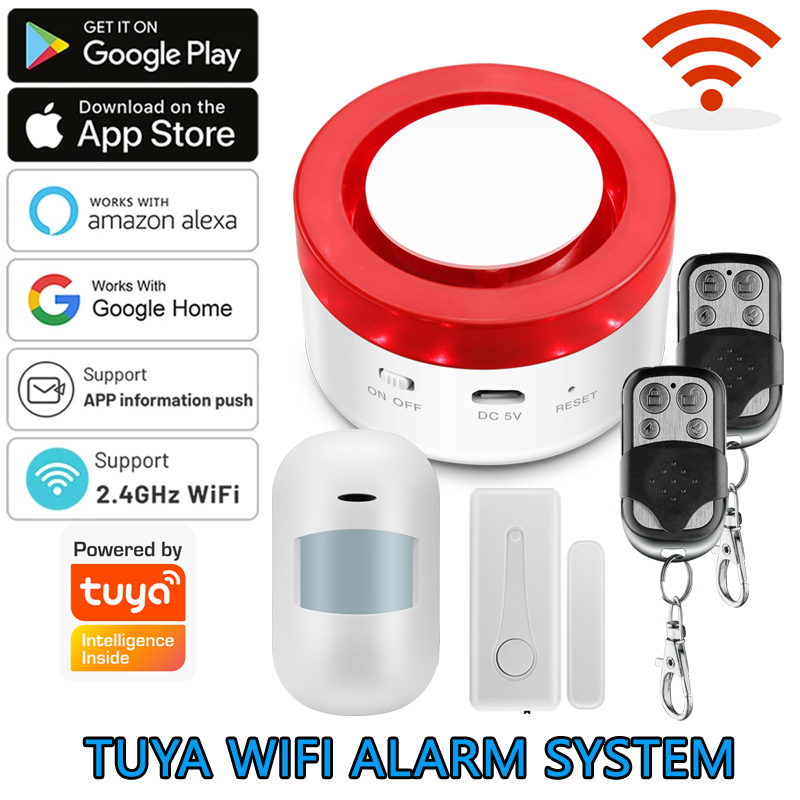 WiFi Tuya Home Alarm System 12 - đánh giá và giá Smart Home Ecosystems