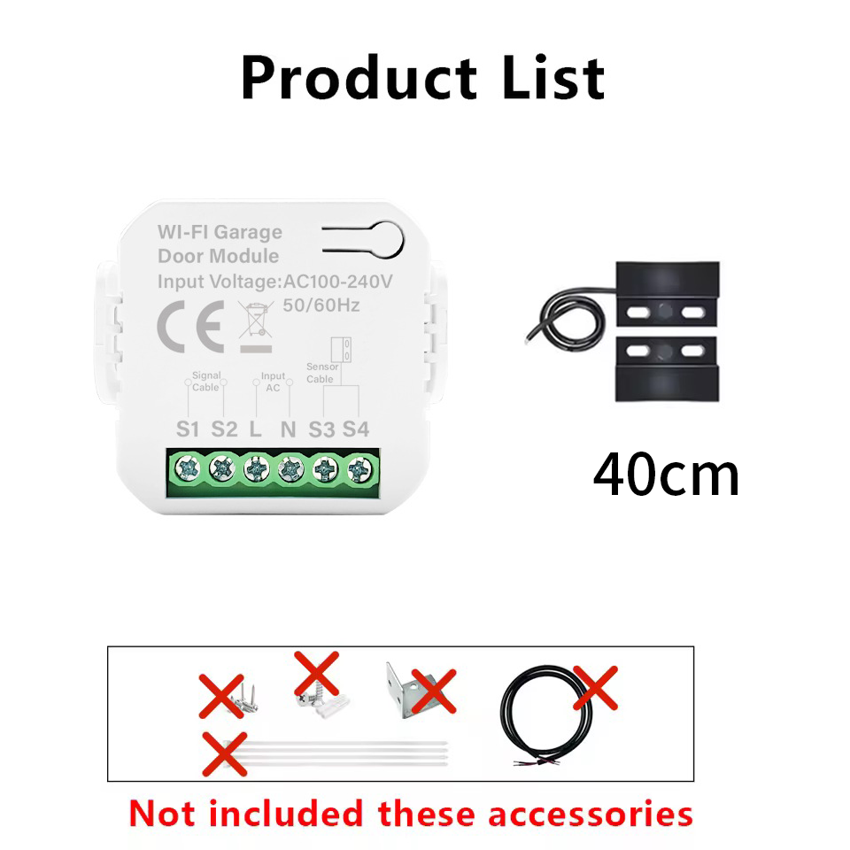 Smart Tuya WiFi Garage Door Sw - đánh giá và giá Smart Ir Remote Controller
