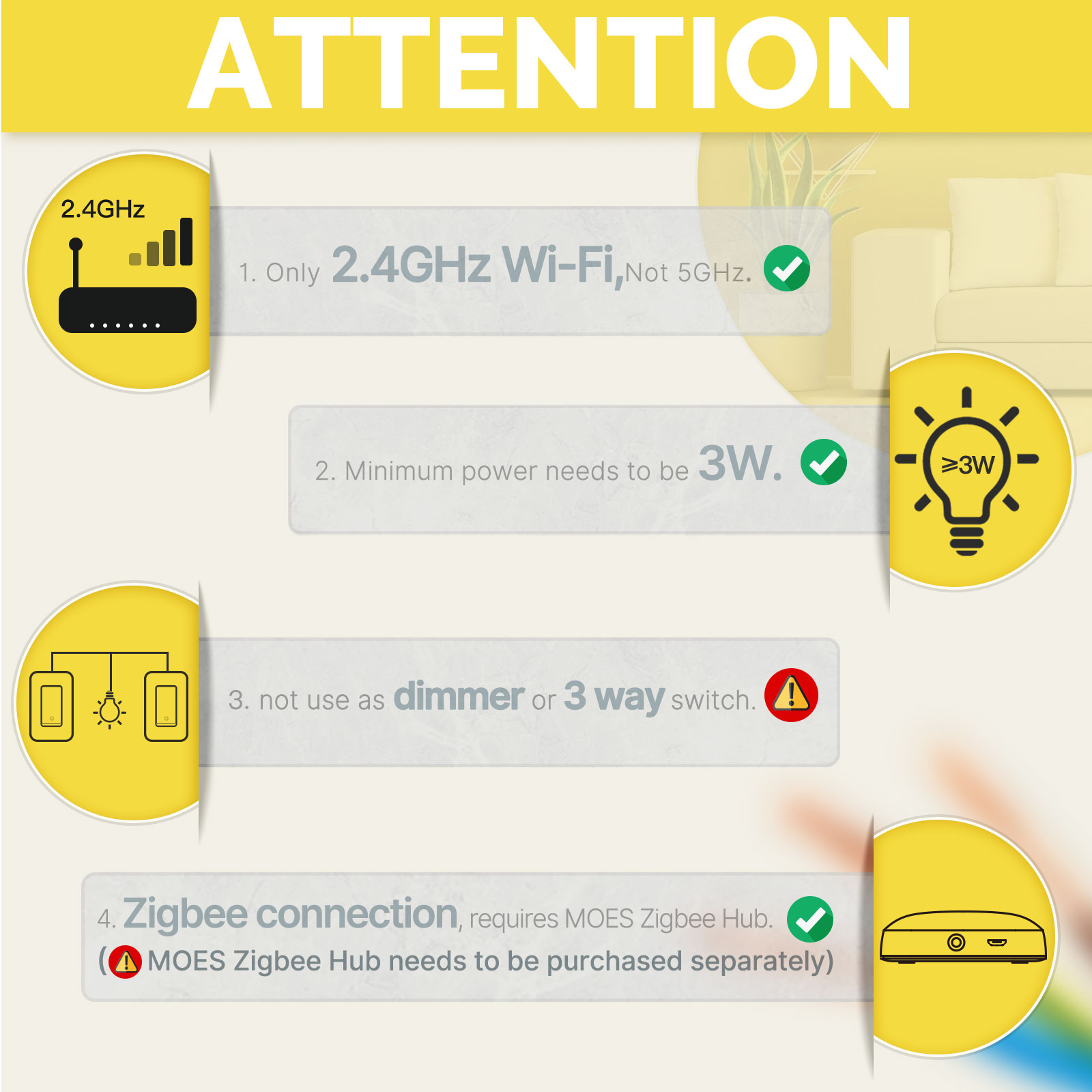 MOES US Standard Zigbee Smart  - đánh giá và giá Smart Home Tuya