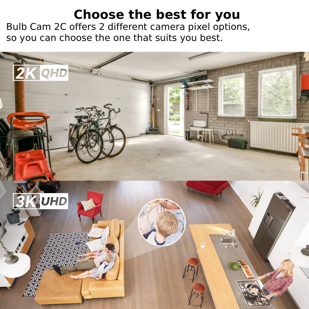 IMOU Bulb Cam 2C 3MP/5MP 2K/3K - đánh giá và giá Smart Home Cctv Camera