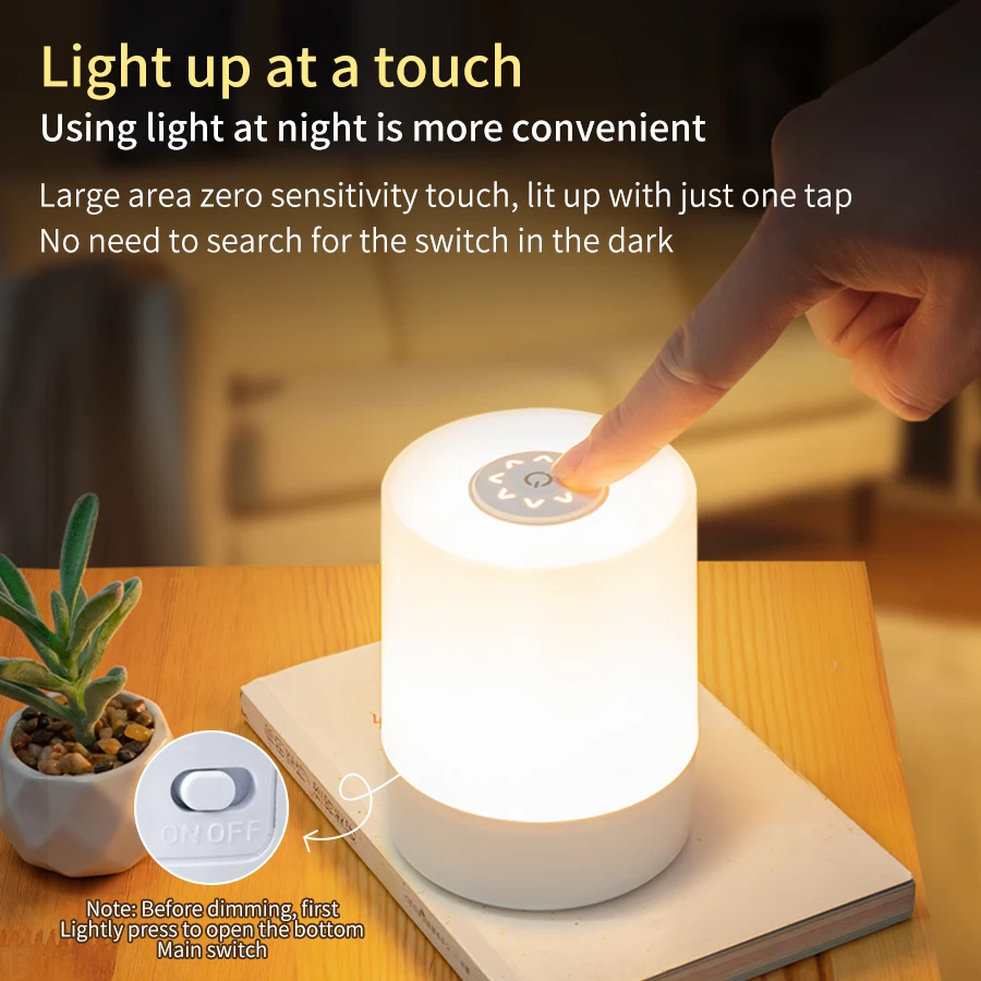Bedside LED Touch Night Lights - đánh giá và giá Smart Baby Night Light