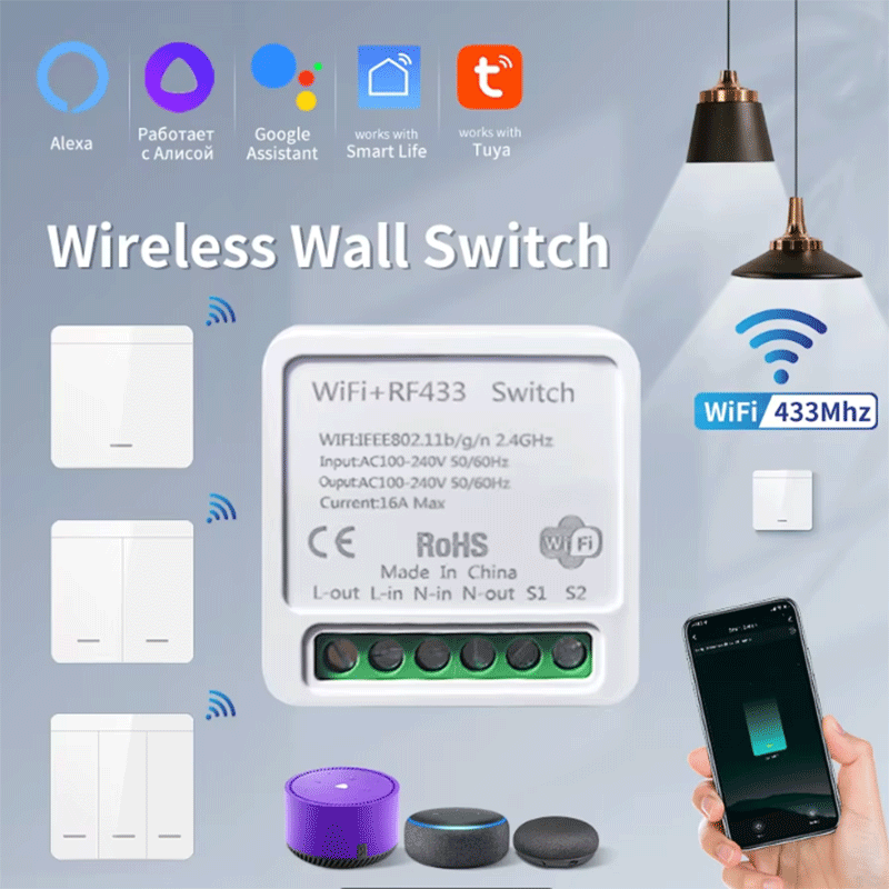 Tuya WiFi Smart Light Switch S - đánh giá và giá Smart Home Internet