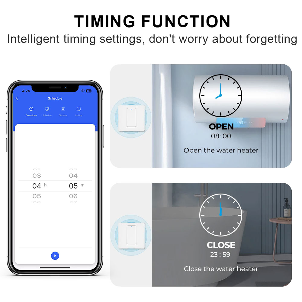 Smart Water Heater Switch/WiFi - đánh giá và giá Smart Home Internet