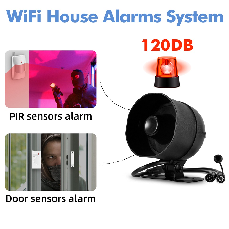 KERUI 120db Siren Alarm System - đánh giá và giá Smart Home Ecosystems