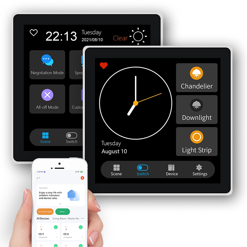 FUERS 4 Inch Touch Screen Mult - đánh giá và giá Smart Home Design