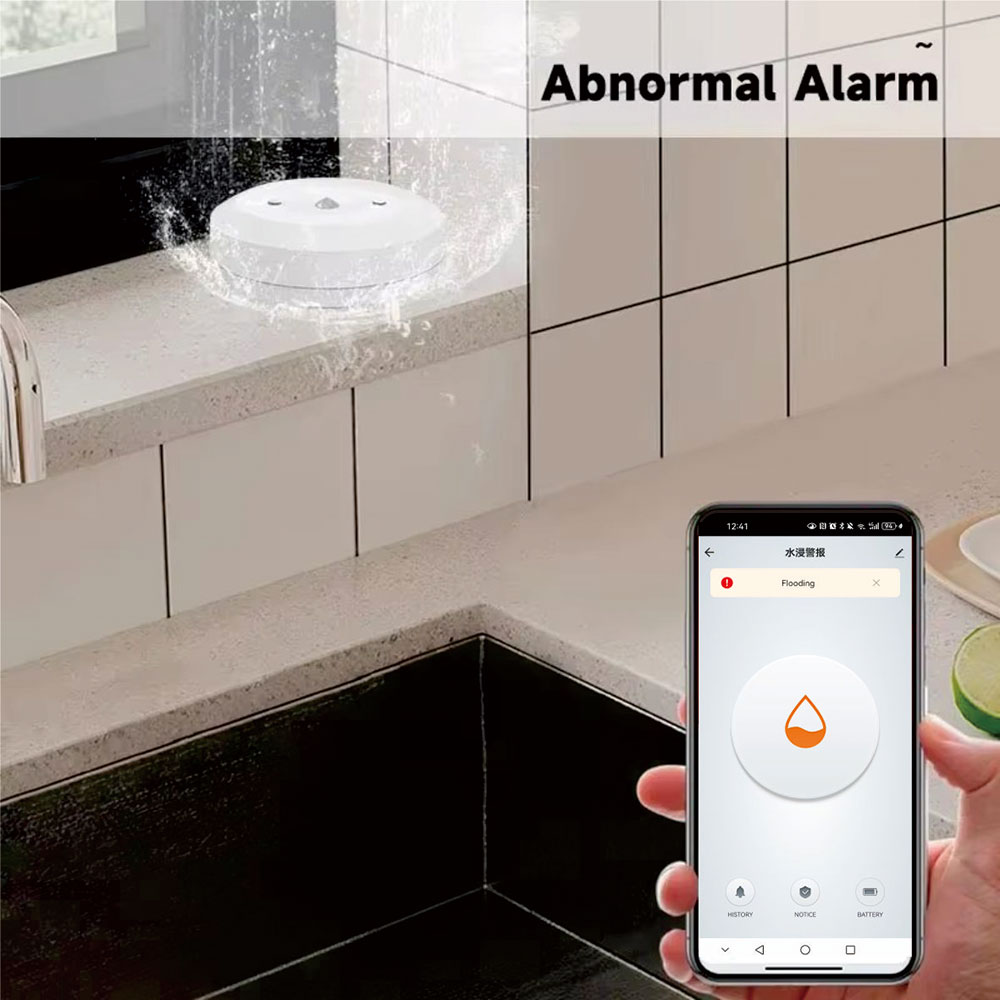 ZigBee Smart Water Leak Sensor - đánh giá và giá Smart Home Water Level Sensor