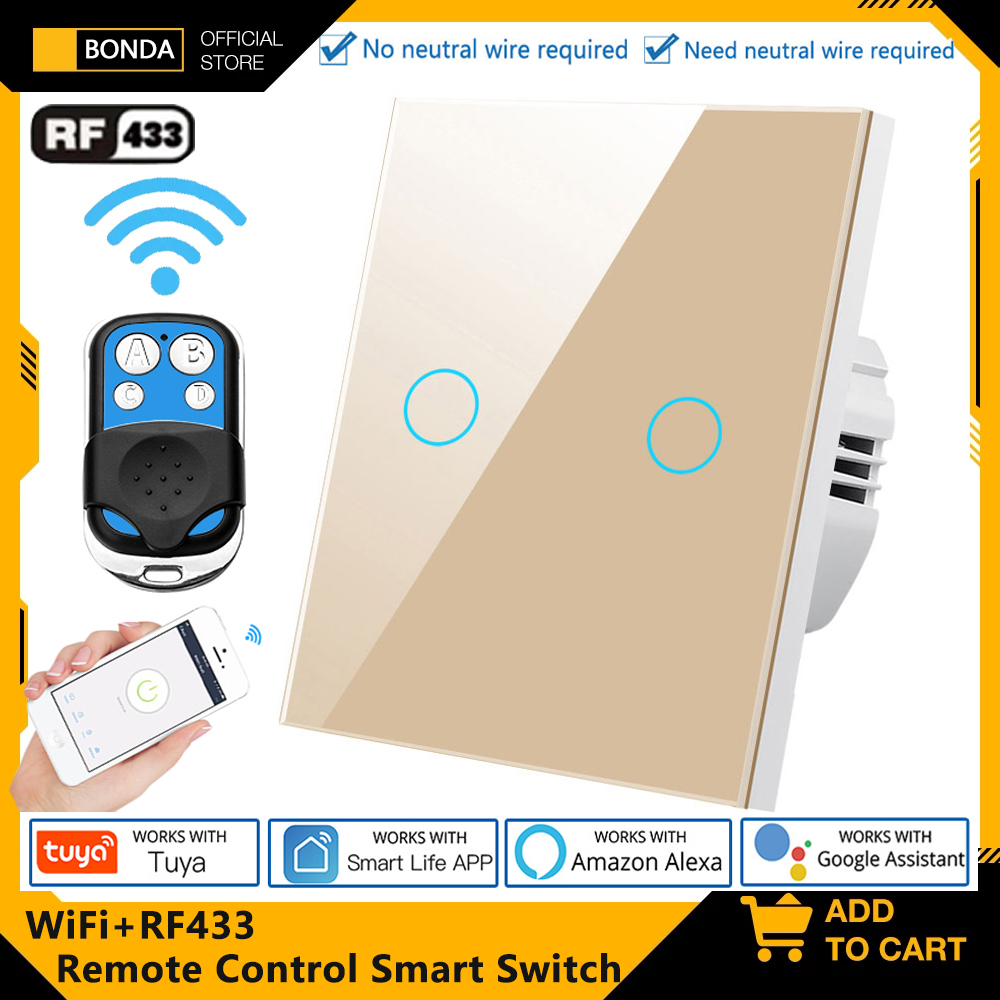 Tuya EU WiFi+RF433 Smart Remot - đánh giá và giá Smart Ir Remote Controller