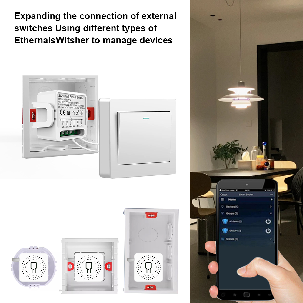 2 Way Tuya Smart Switch 2Gang  - đánh giá và giá Smart Home Internet