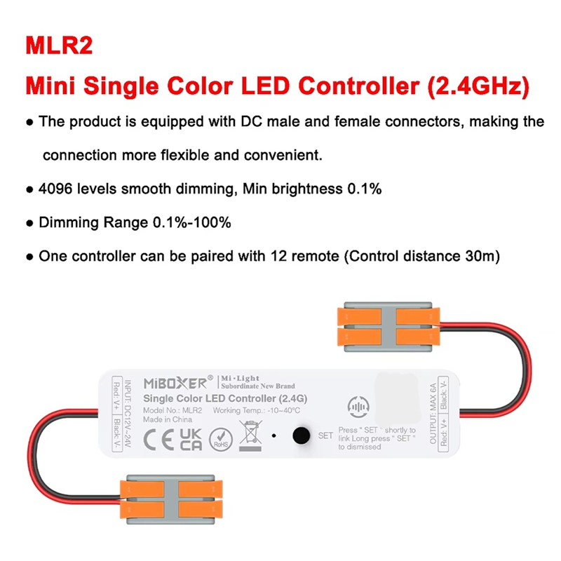 Miboxer MLR2 DC12-24V Mini 2.4 - đánh giá và giá Smart Ir Remote Controller